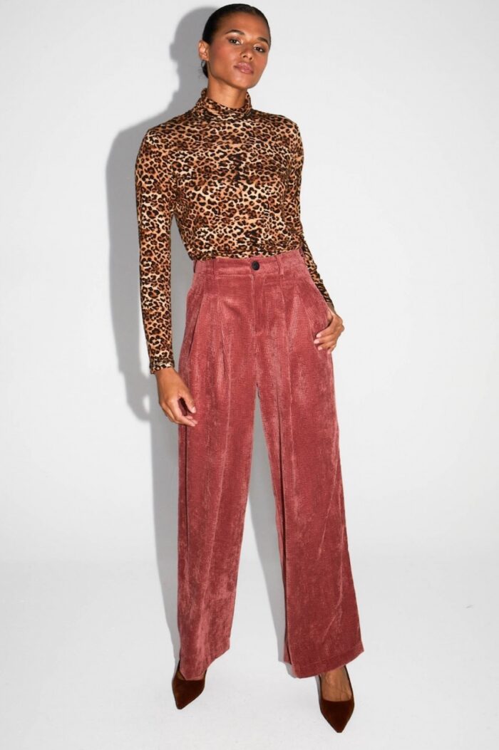 Pantalon ASTRID Velours Vintage Cognac IMPREVU
