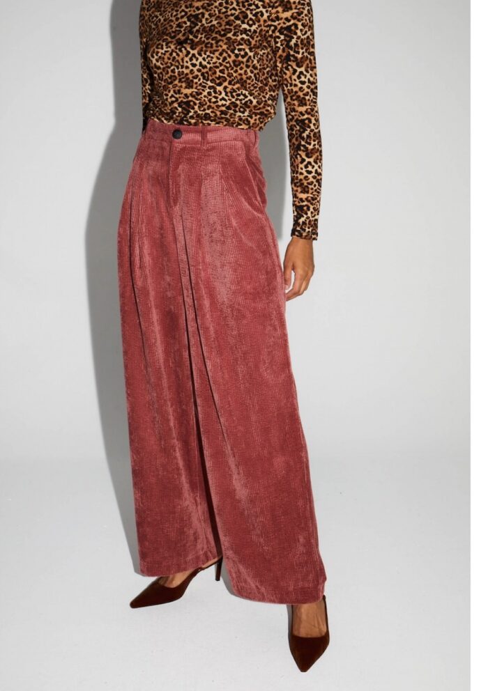 Pantalon ASTRID Velours Vintage Cognac IMPREVU – Image 3