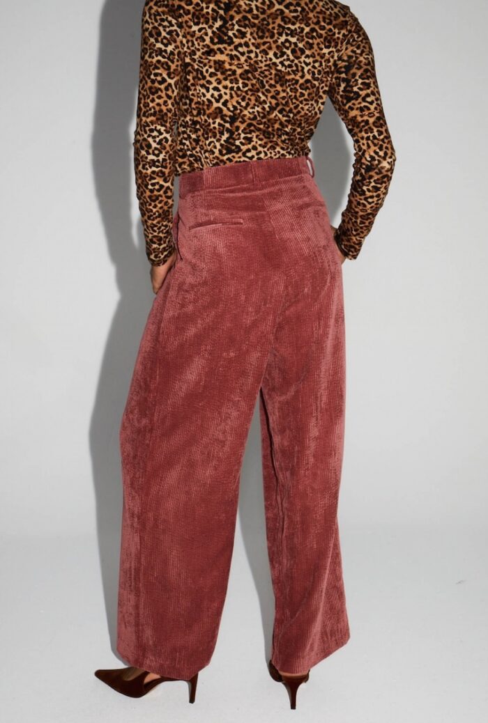 Pantalon ASTRID Velours Vintage Cognac IMPREVU – Image 4