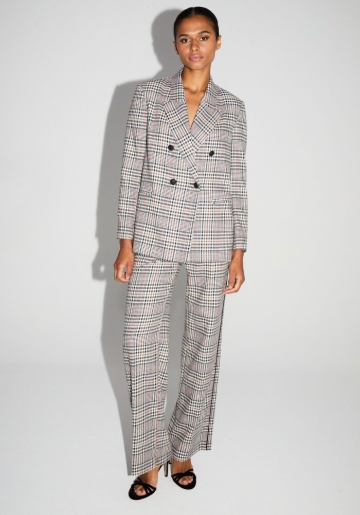 Blazer Ema pied de poule Lucky star Red IMPREVU – Image 4