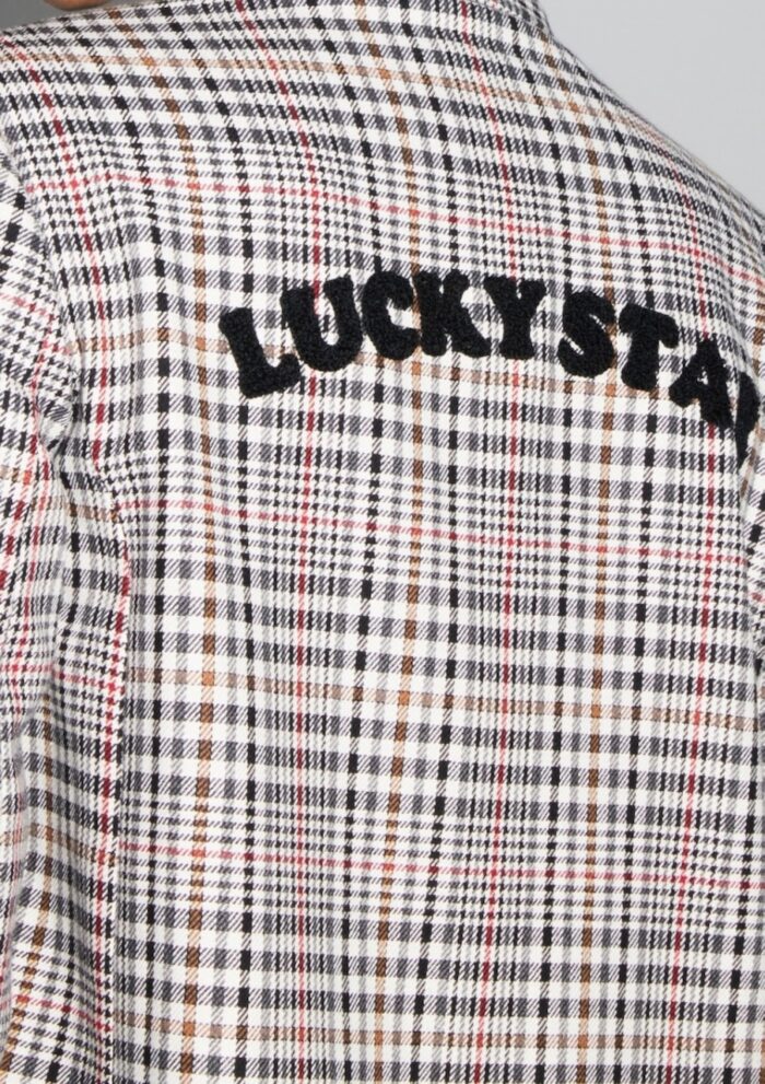 Blazer Ema pied de poule Lucky star Red IMPREVU – Image 8