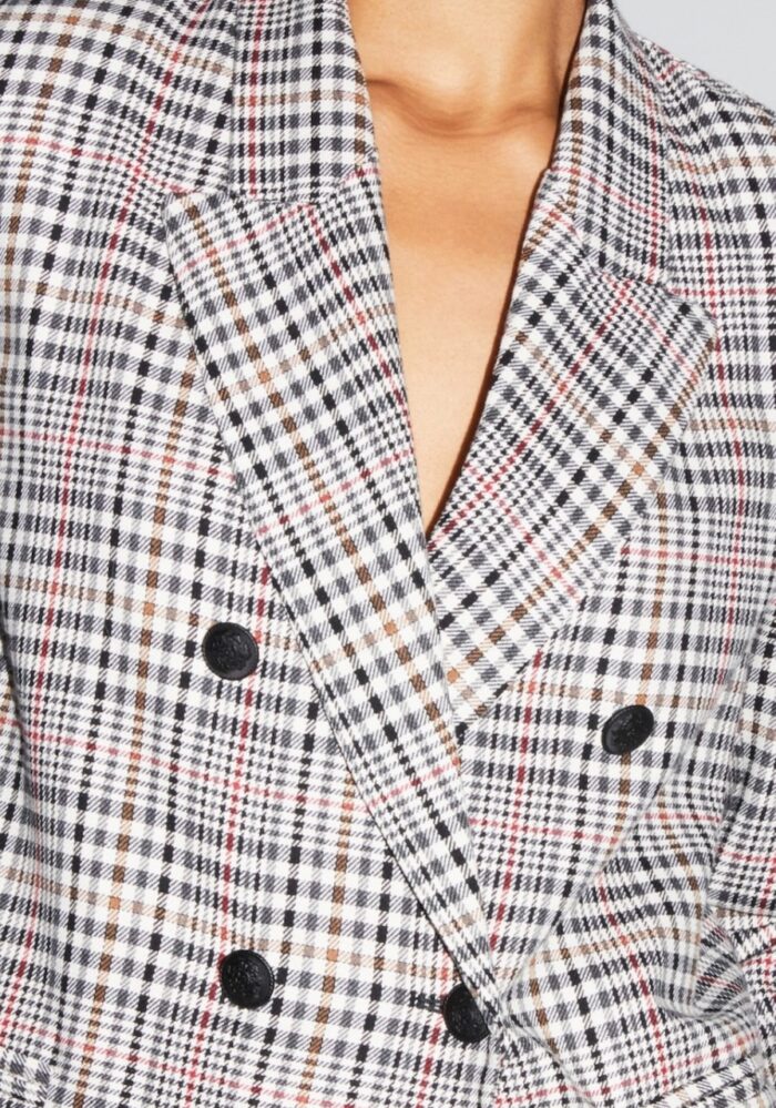 Blazer Ema pied de poule Lucky star Red IMPREVU – Image 9