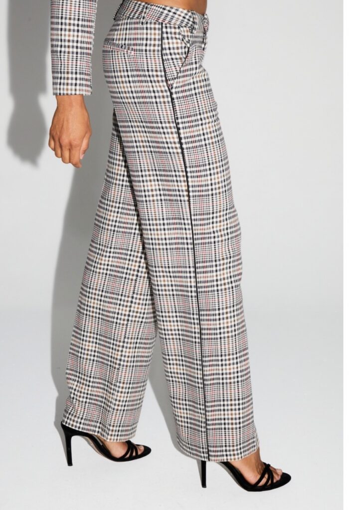 Pantalon CLARK Pied de Poule Red IMPREVU – Image 3