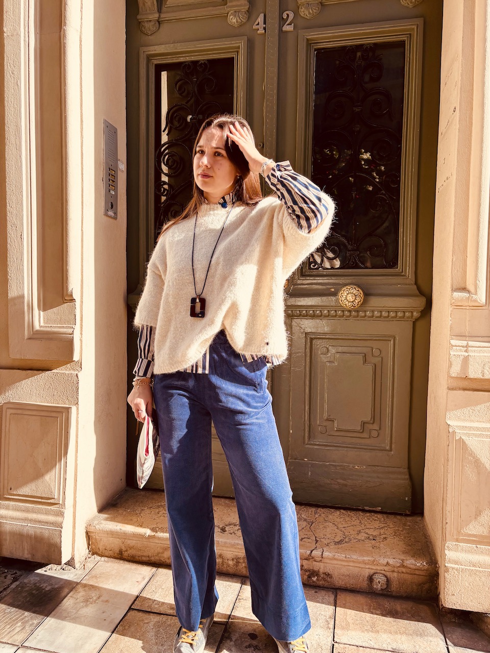 Pantalon Jimmy Velours Dust HOD – Image 3