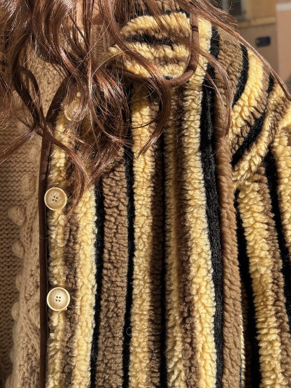 Veste courte SHIRLEY rayée Marbre HOD – Image 6