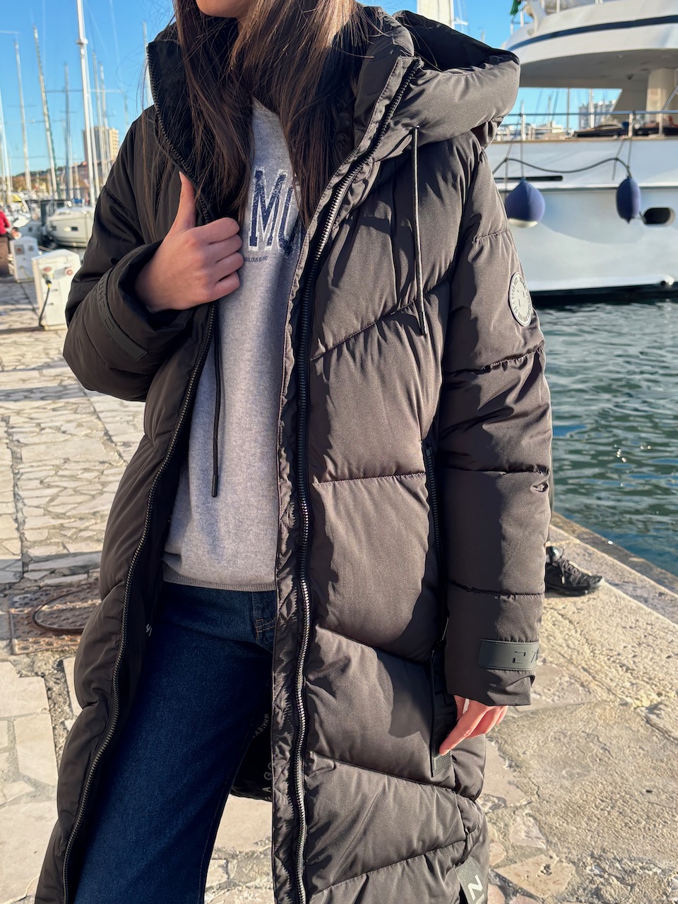 Doudoune longue noir ZHRILL by Mllemaddict – Image 4