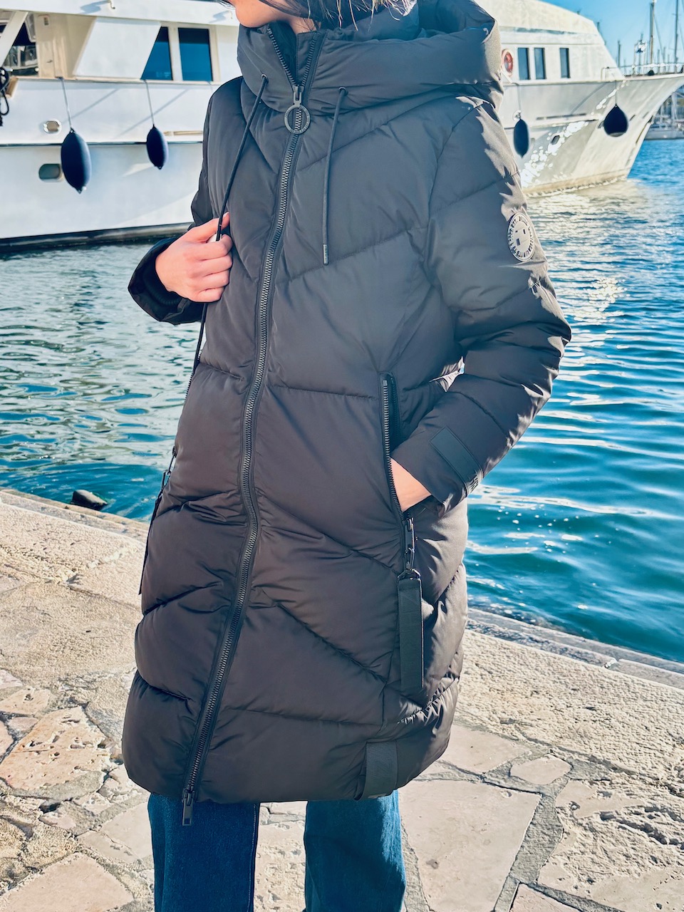 Doudoune longue noir ZHRILL by Mllemaddict – Image 8