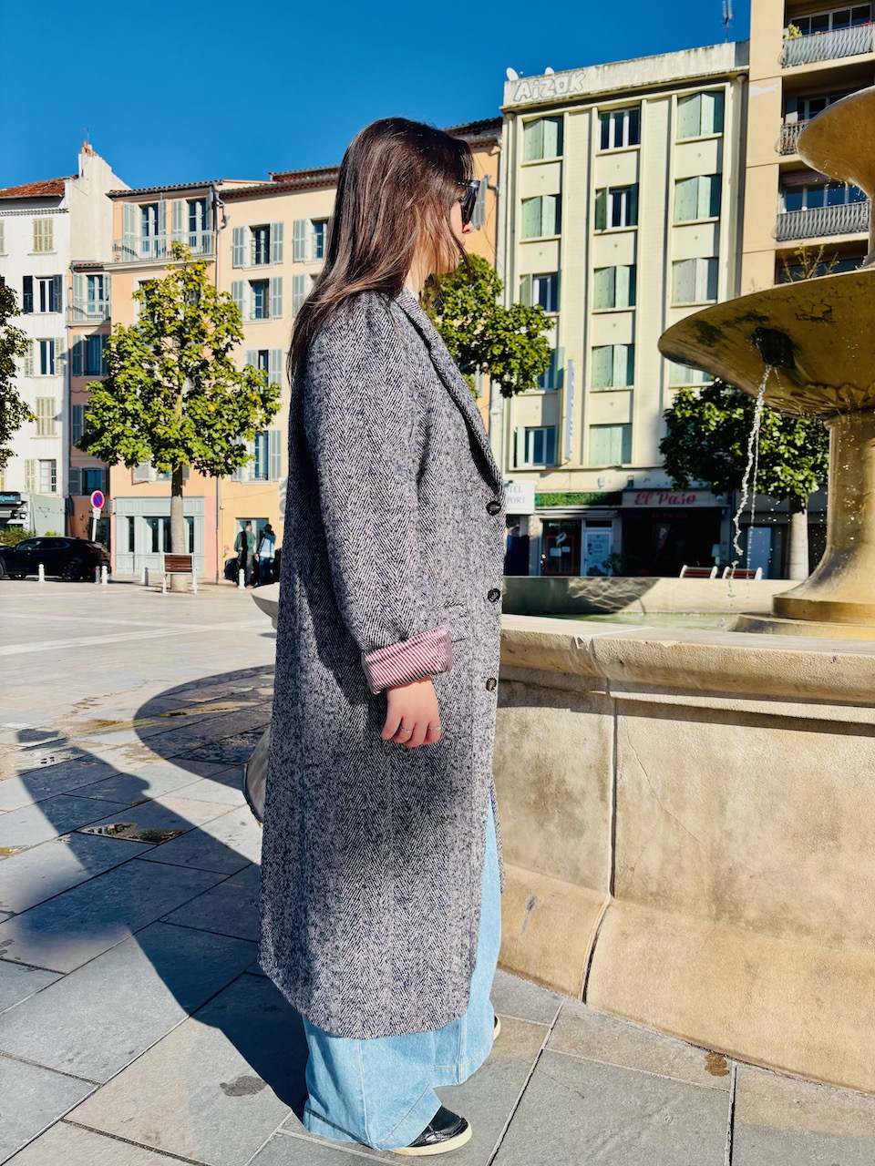 Manteau ATLANTIC chevron marine HOD – Image 3